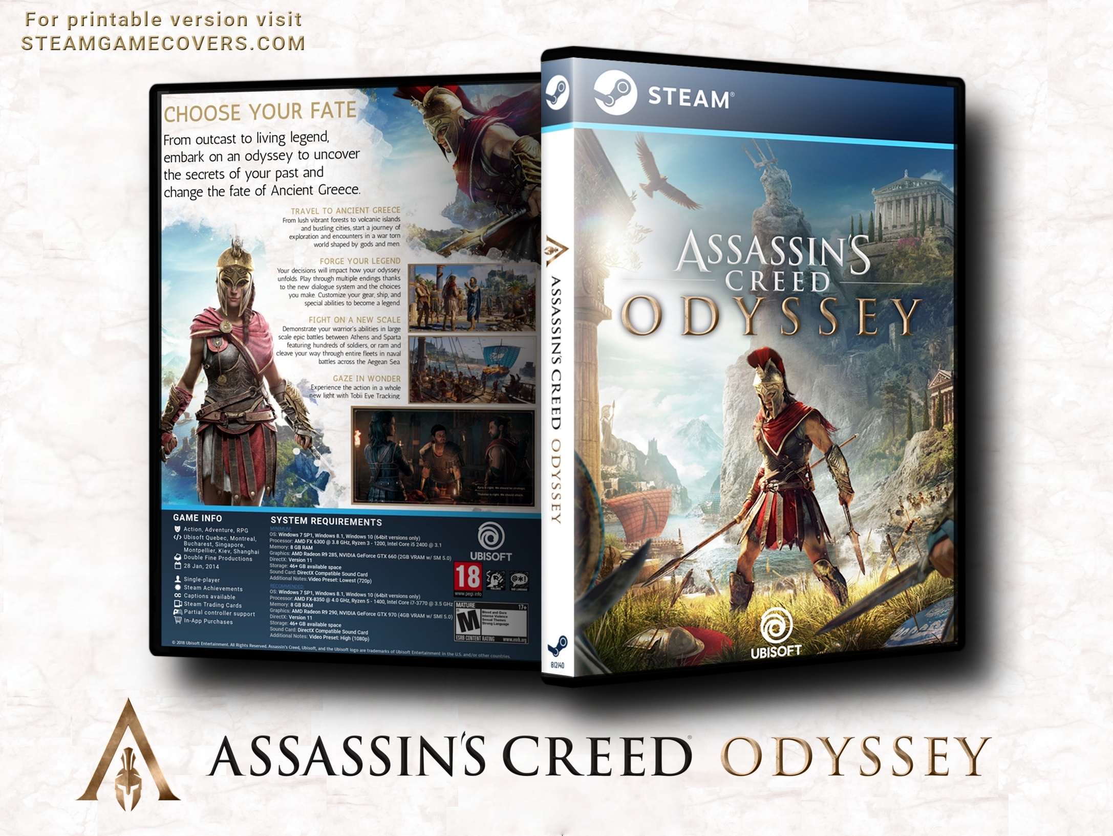 Assassin's Creed Odyssey box cover