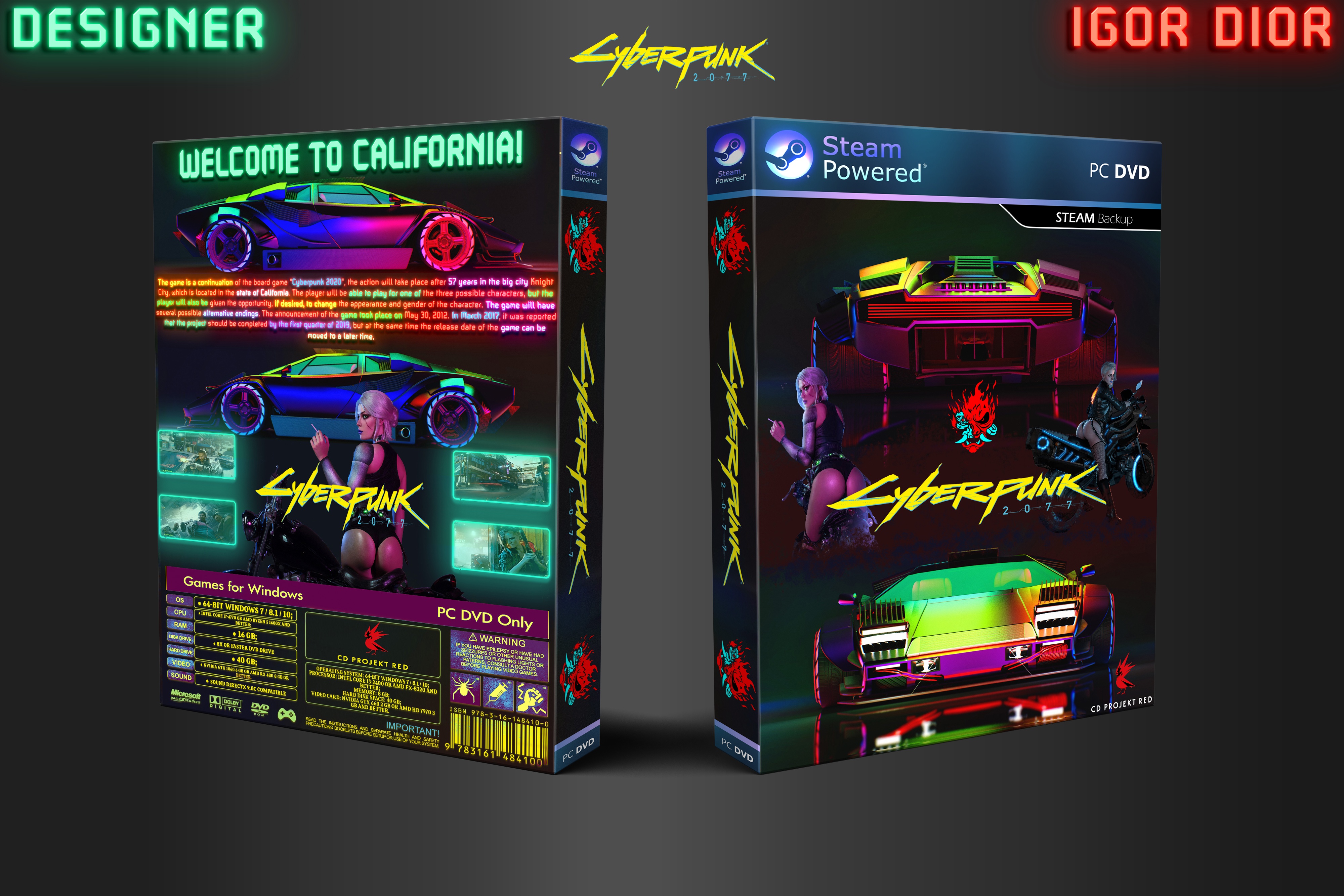 Cyberpunk 2077 box cover