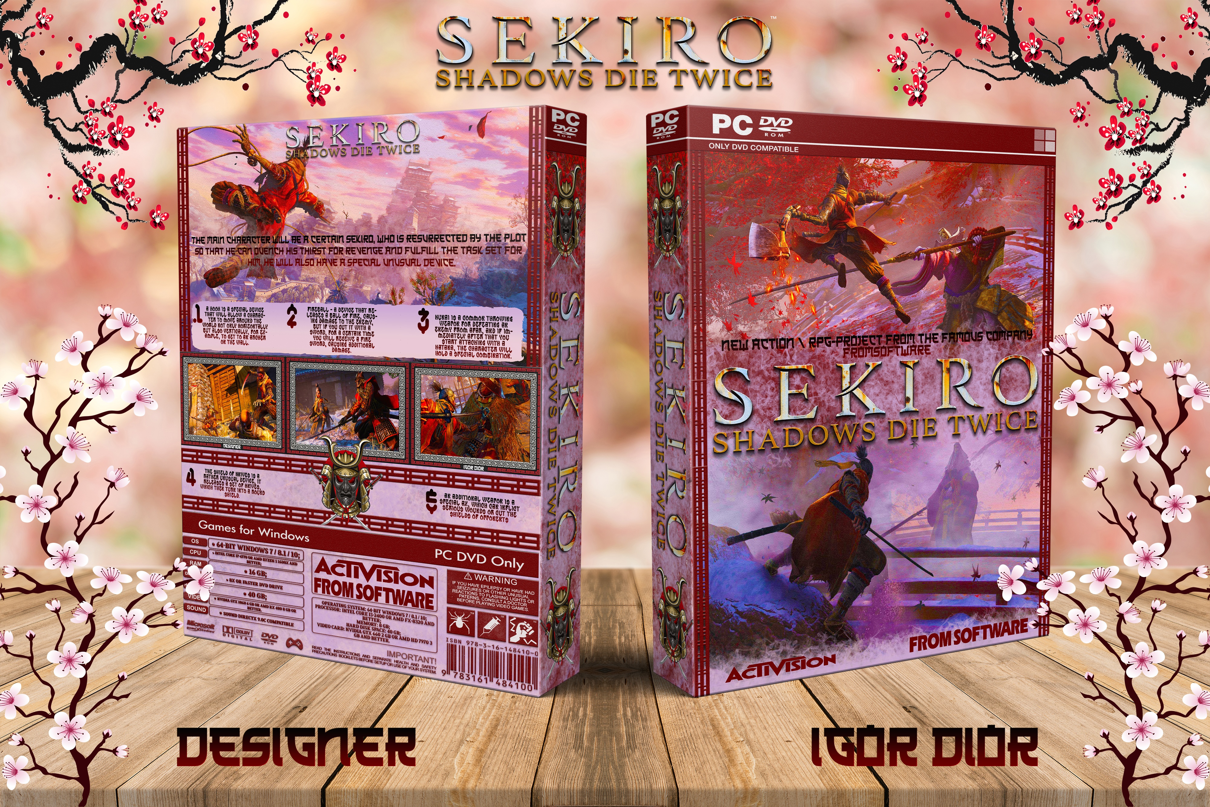 Sekiro: Shadows Die Twice box cover