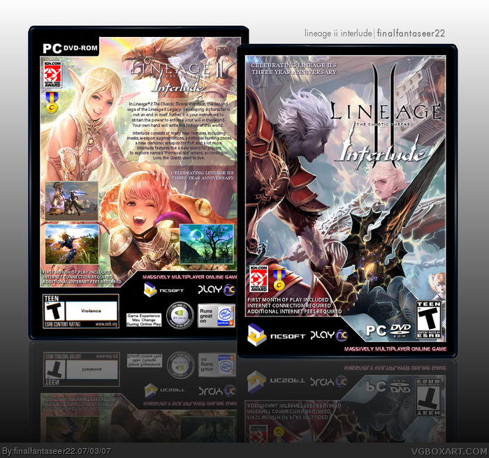 Lineage II The Chaotic Throne: Interlude box art cover