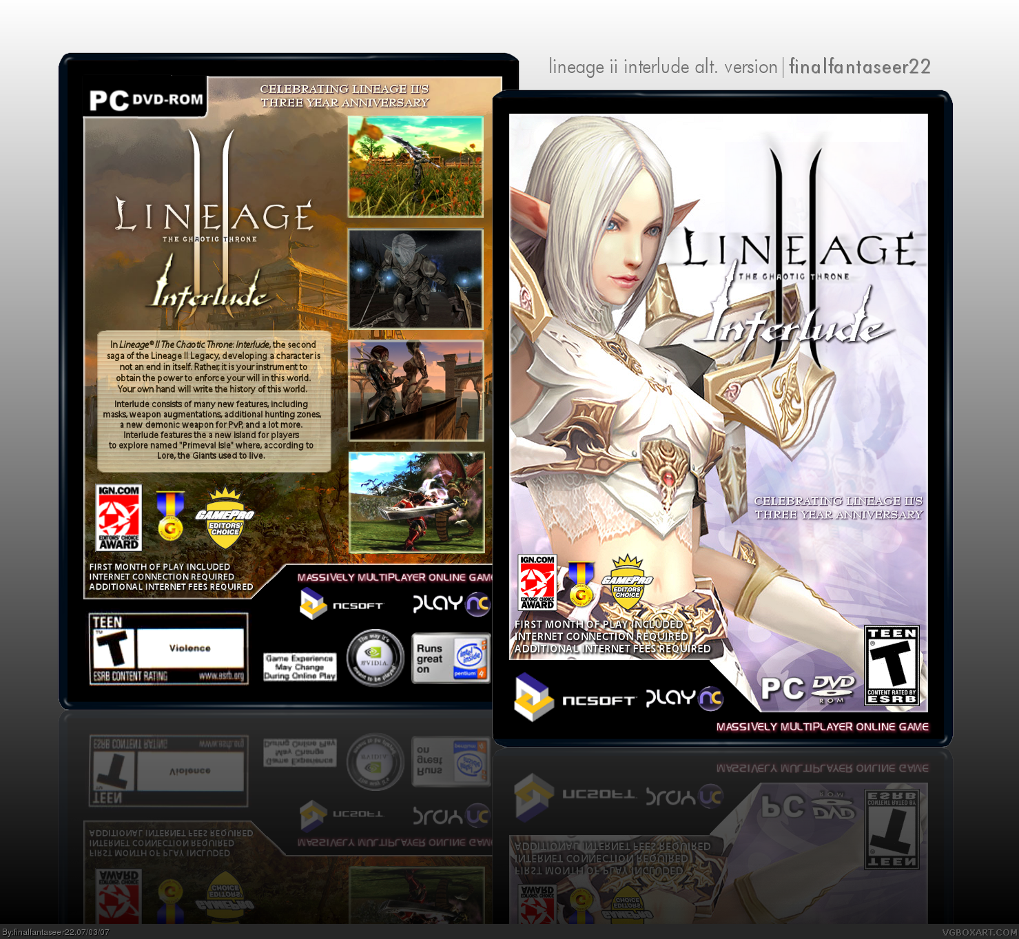 Lineage II The Chaotic Throne: Interlude box cover