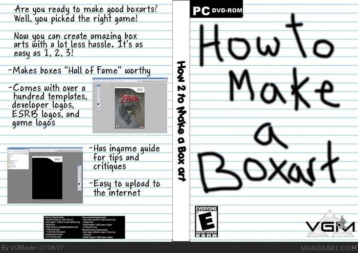 How To Make A Boxart box art cover