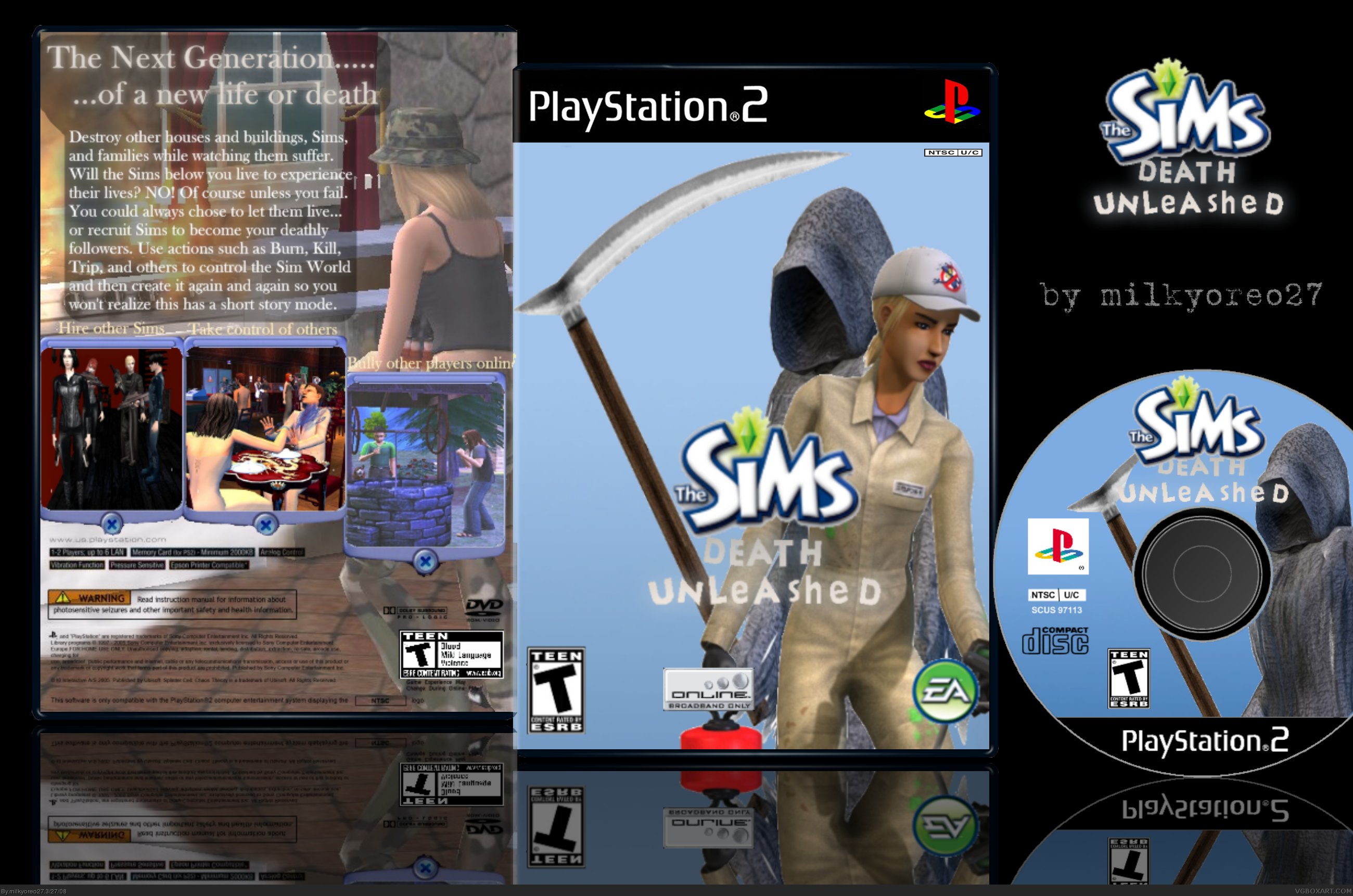The Sims - Death Unleashed box cover