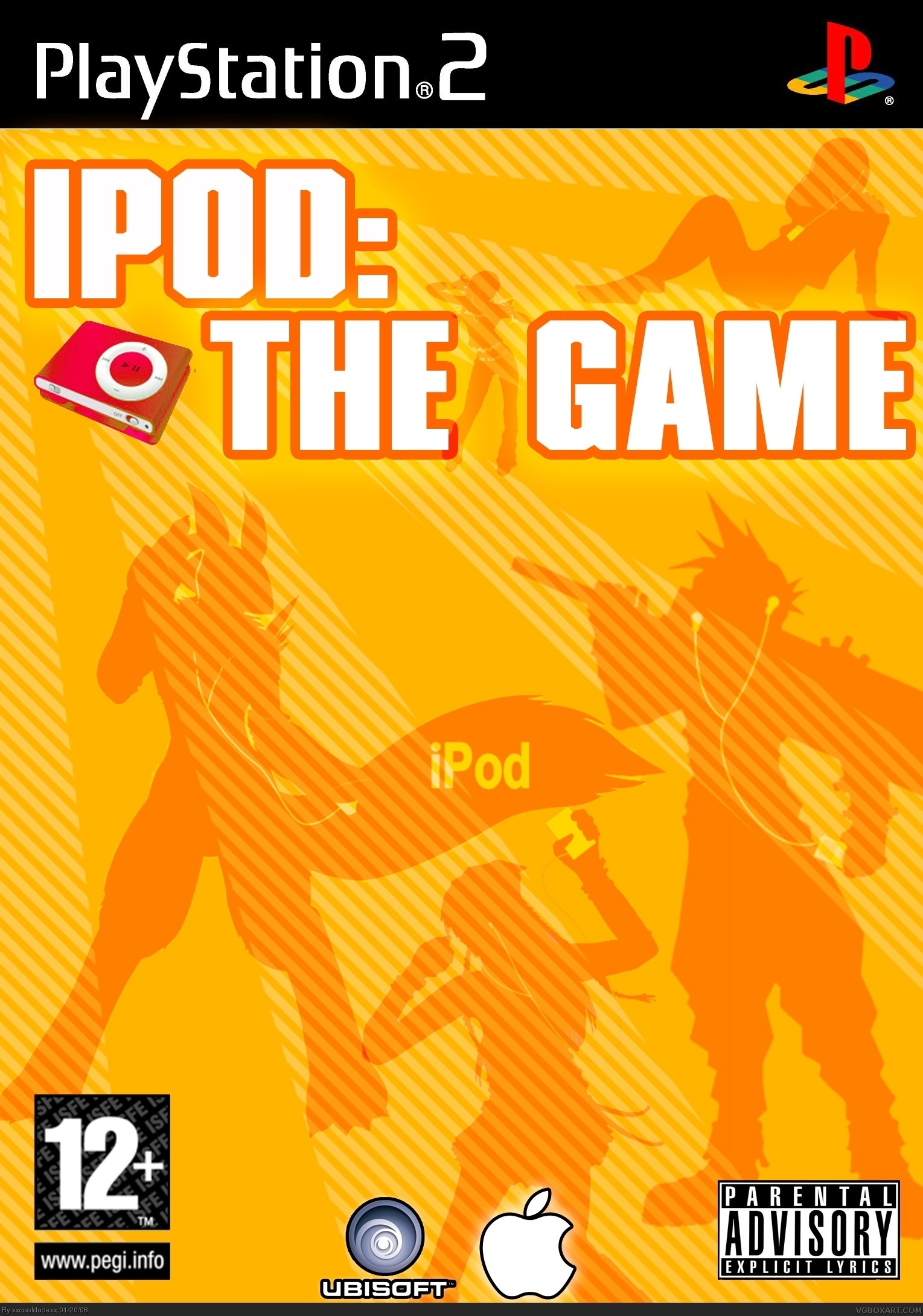 Ipod: The game box cover