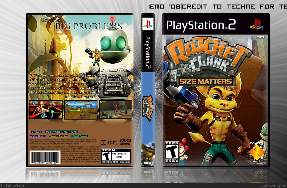 Ratchet and Clank Size Matters box cover