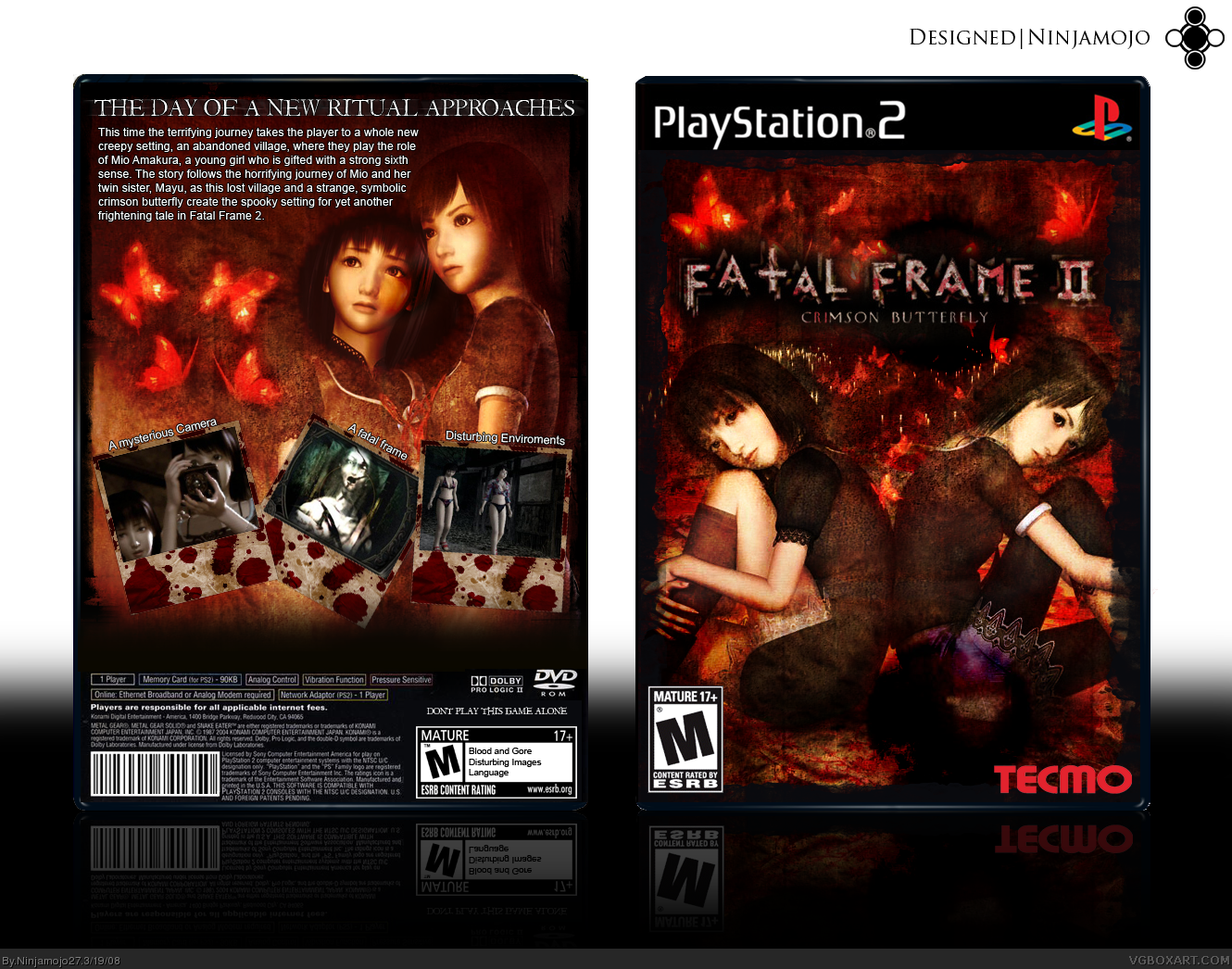 Fatal Frame II: Crimson Butterfly box cover