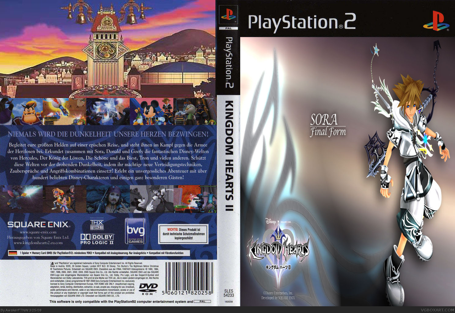 Kingdom Hearts II Pal (Ger) box cover