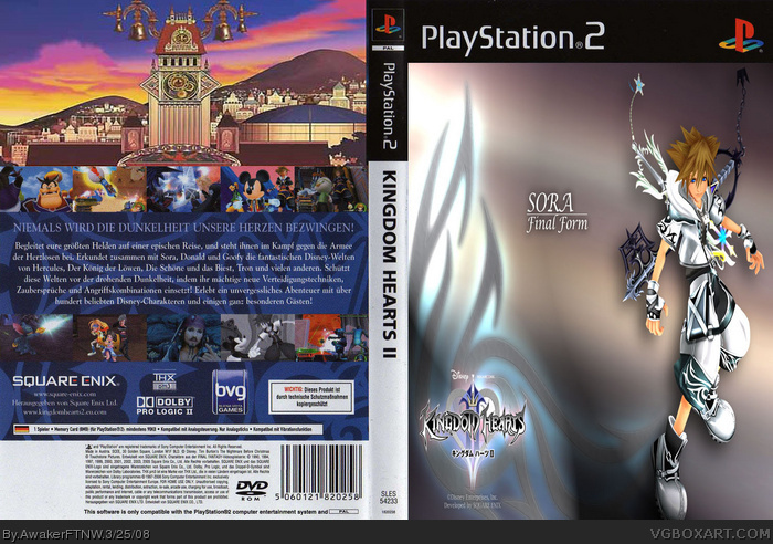 Kingdom Hearts II Pal (Ger) box art cover