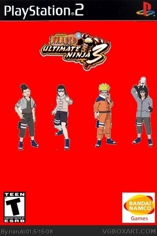Naruto Ultimate Ninja 3 box cover