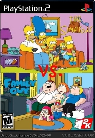 The Simpsons Vs. Family Guy box cover