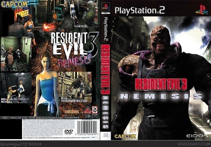 Resident Evil 3: Nemesis box art cover