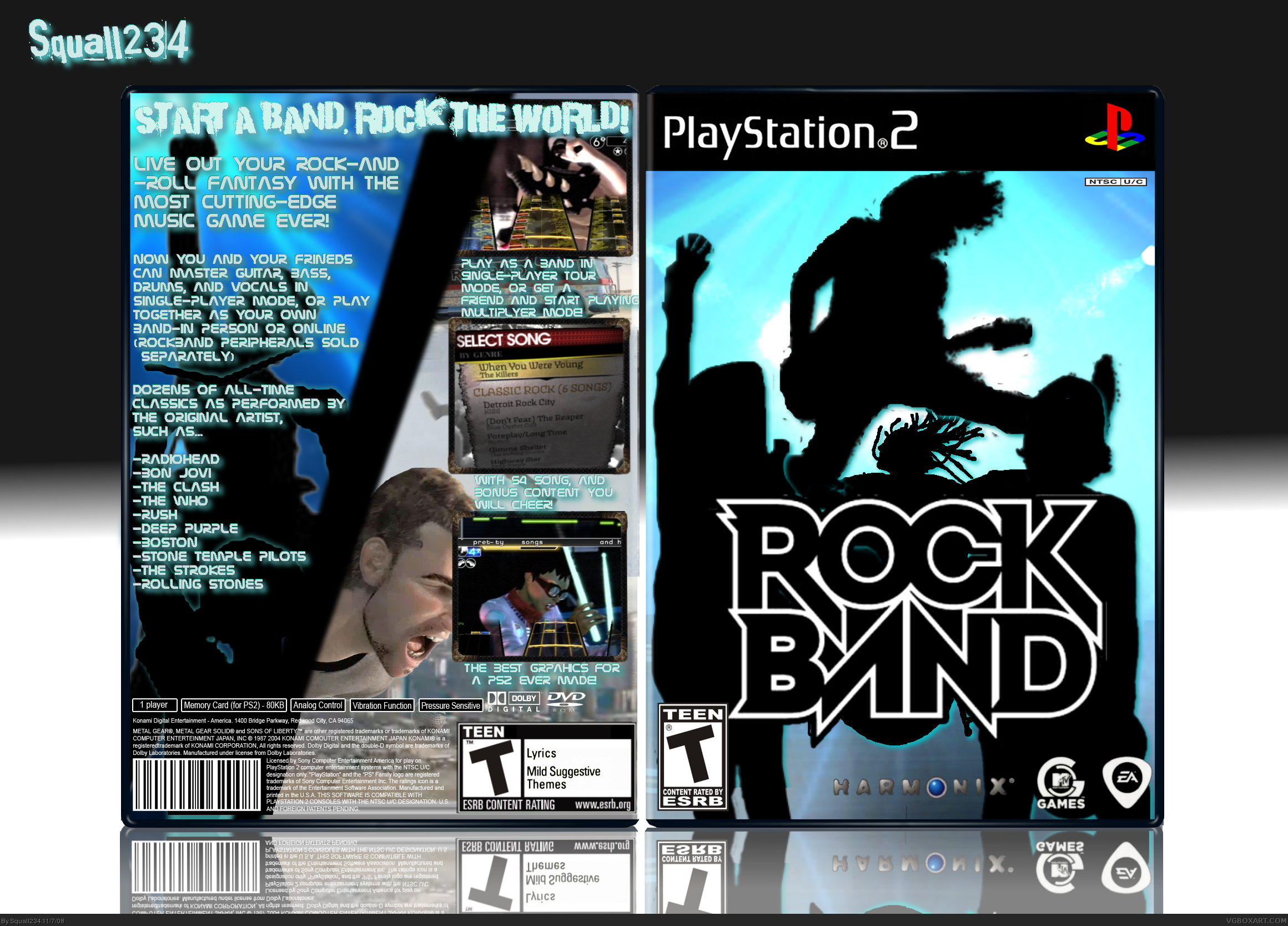 Rock Band box cover