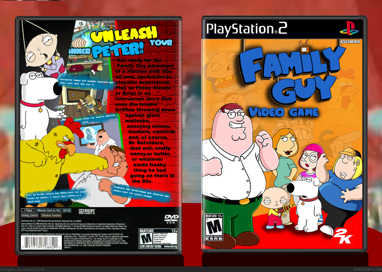 Family Guy Video Game box cover