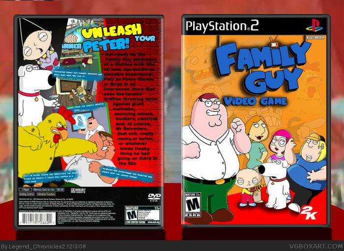 Family Guy Video Game box art cover