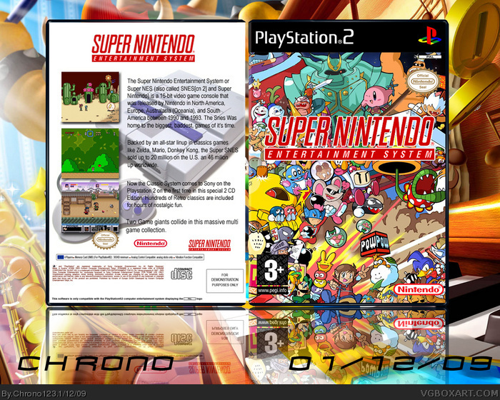 Super Nintendo Entertainment System Emulator box art cover
