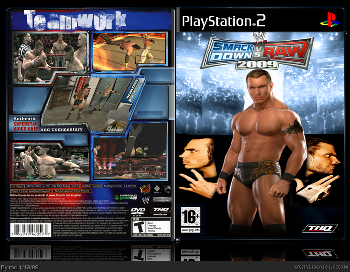 WWE SmackDown vs. RAW 2009 box art cover