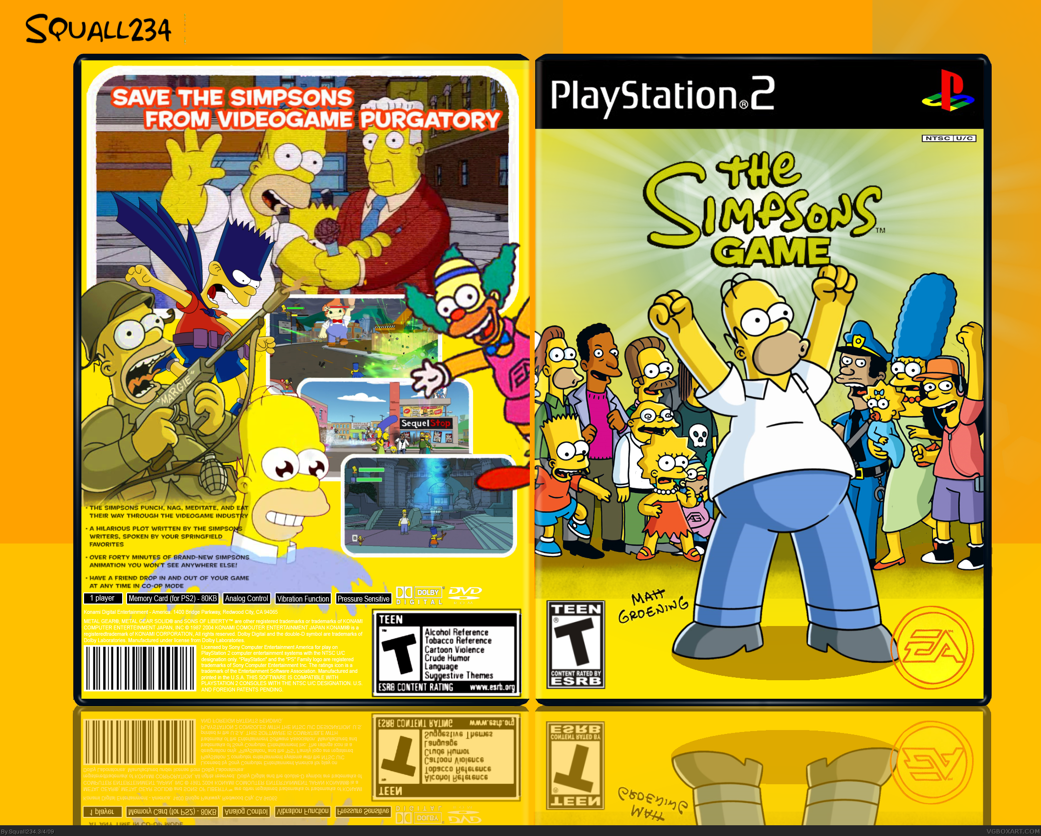 Simpsons: The Movie box cover