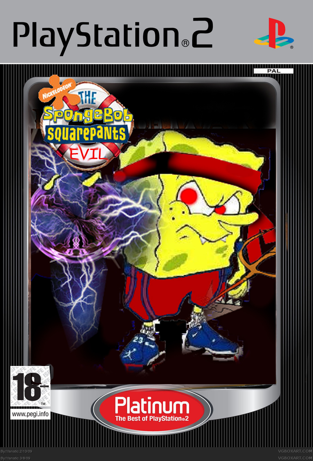 The Spongebob Squarepants EVIL box cover