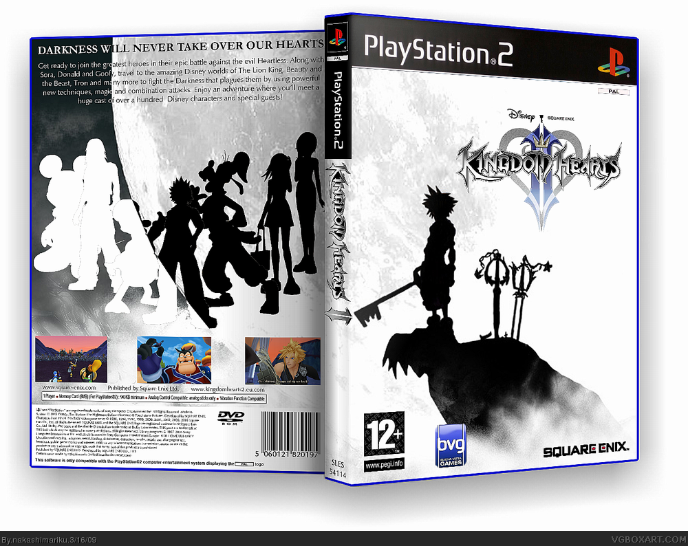 Kingdom Hearts 2 box cover