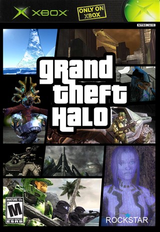 Grand Theft Halo box cover