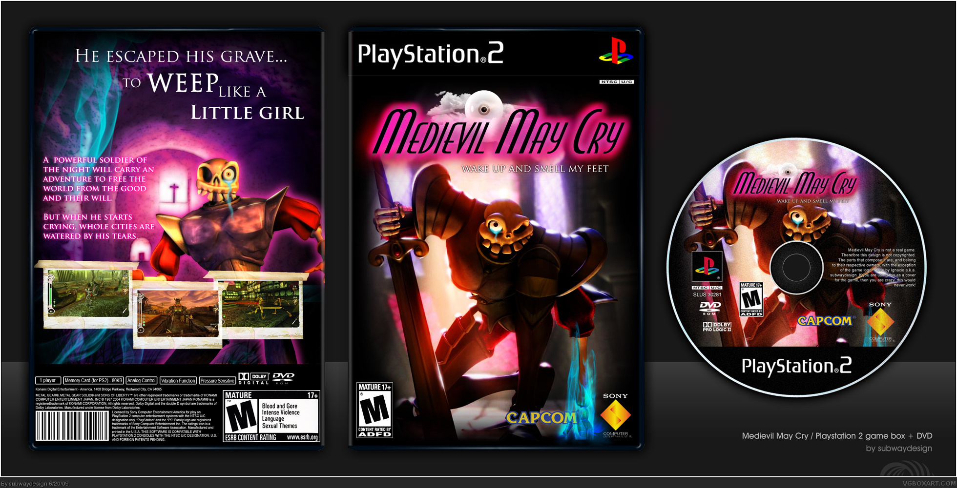 Medievil May Cry box cover