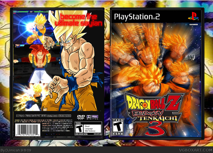 Dragon Ball Z: Budokai Tenkaichi 3 box art cover