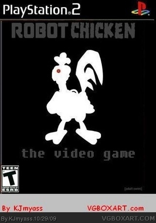 Robot chicken the video game box cover