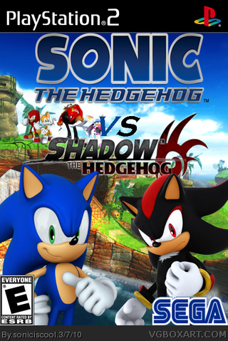 Sonic The Hedgehog VS Shadow The Hedgehog box cover