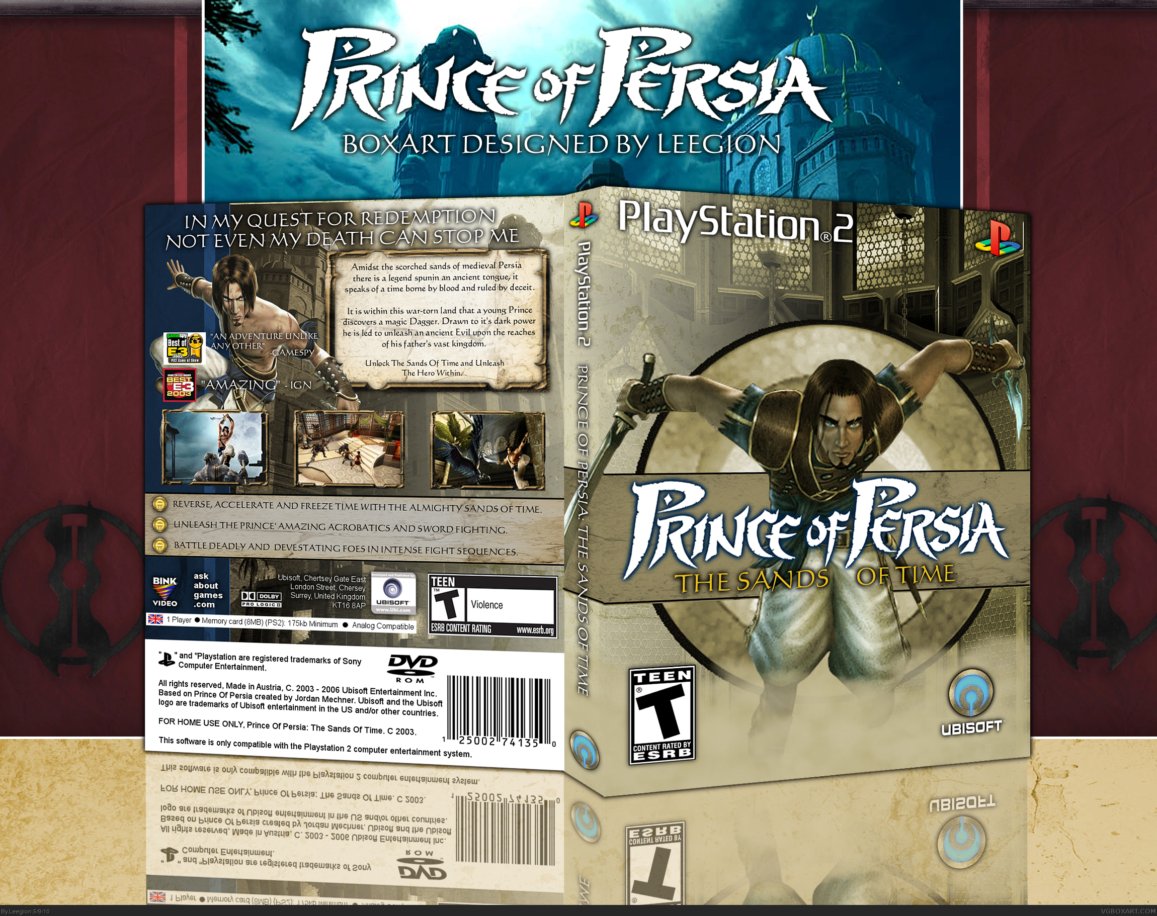 Prince of Persia: Sands of Time box cover