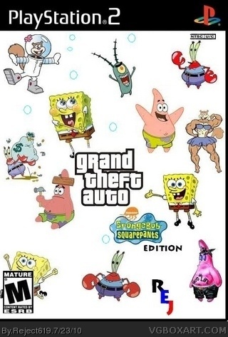 Grand Theft Auto: Spongebob Squarepants Edition box cover