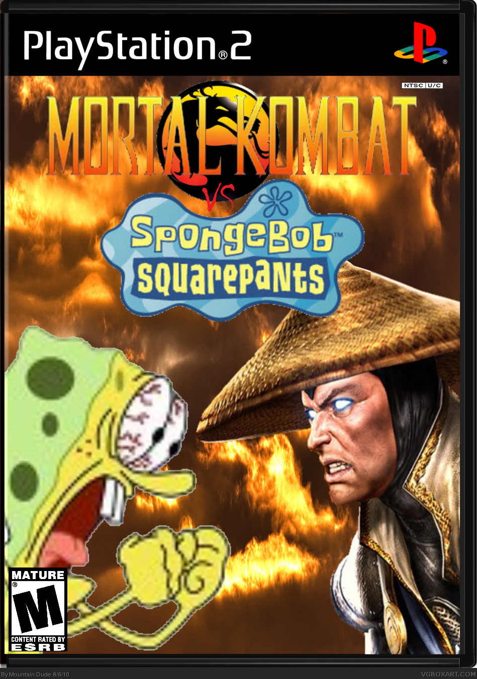 Mortal Kombat vs. Spongebob Squarepants box cover