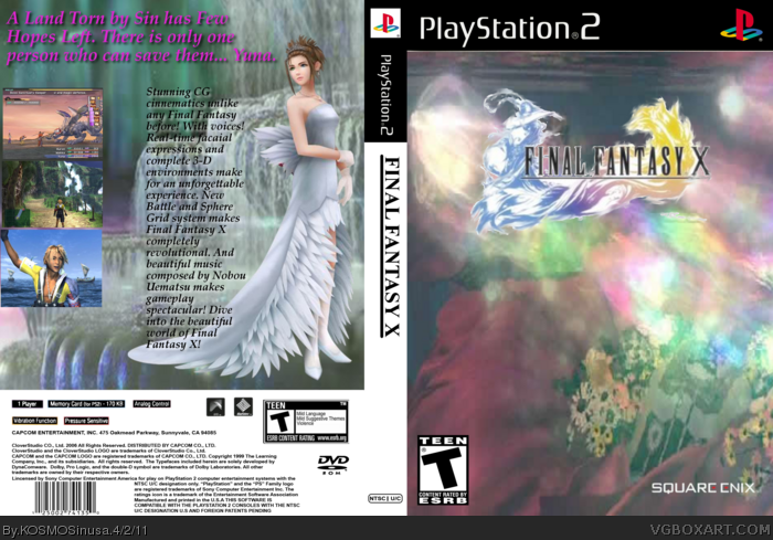 Final Fantasy X box art cover