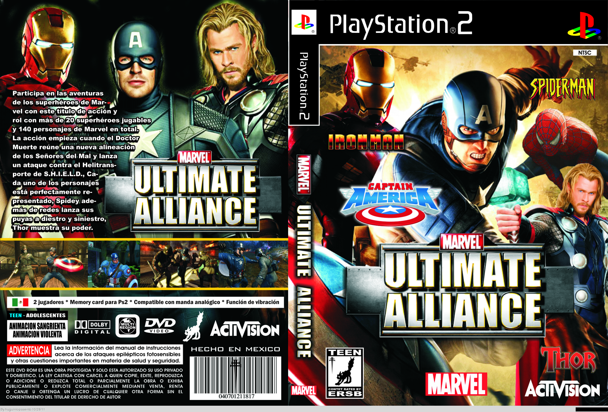 Marvel Ultimate Alliance box cover