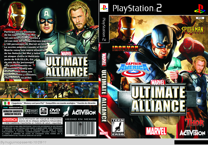 Marvel Ultimate Alliance box art cover