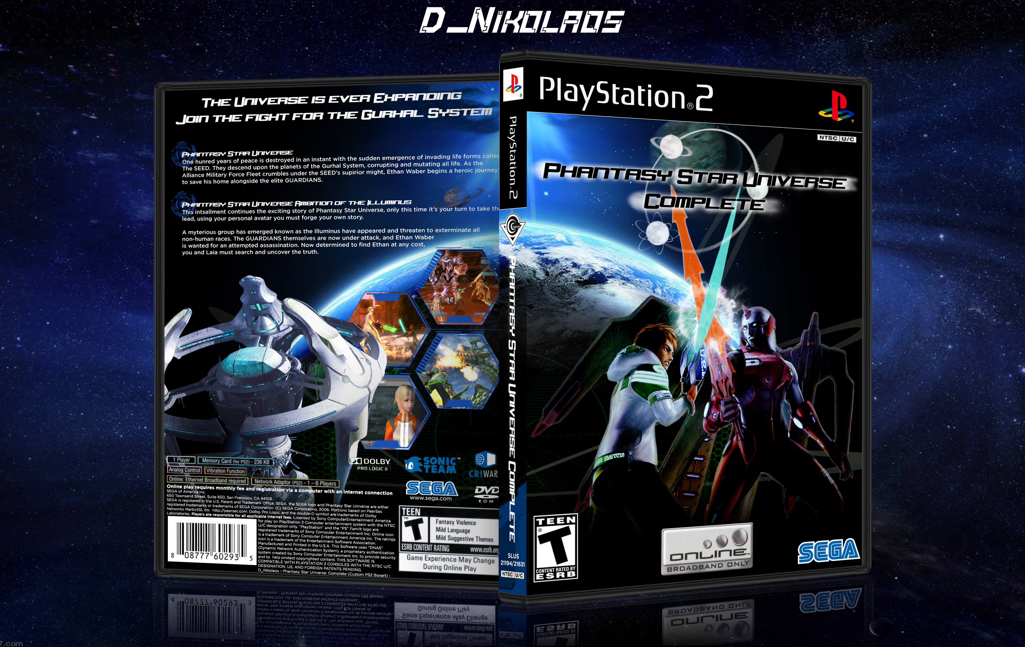 Phantasy Star Universe: Complete box cover
