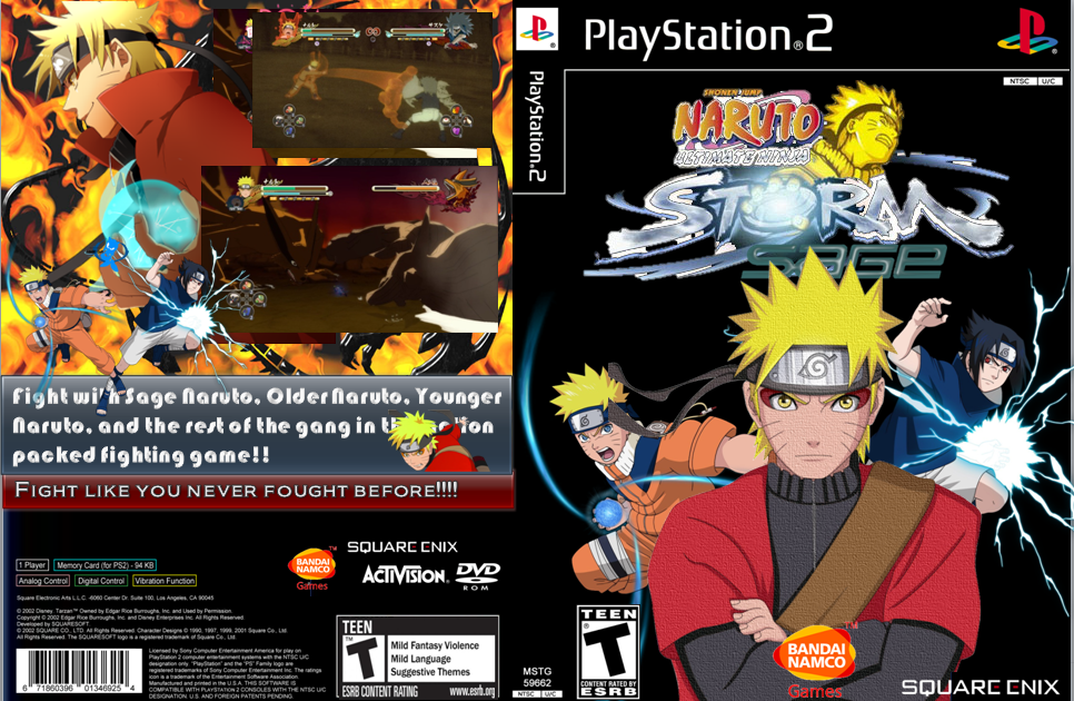Naruto Ultimate Ninja Storm Sage box cover
