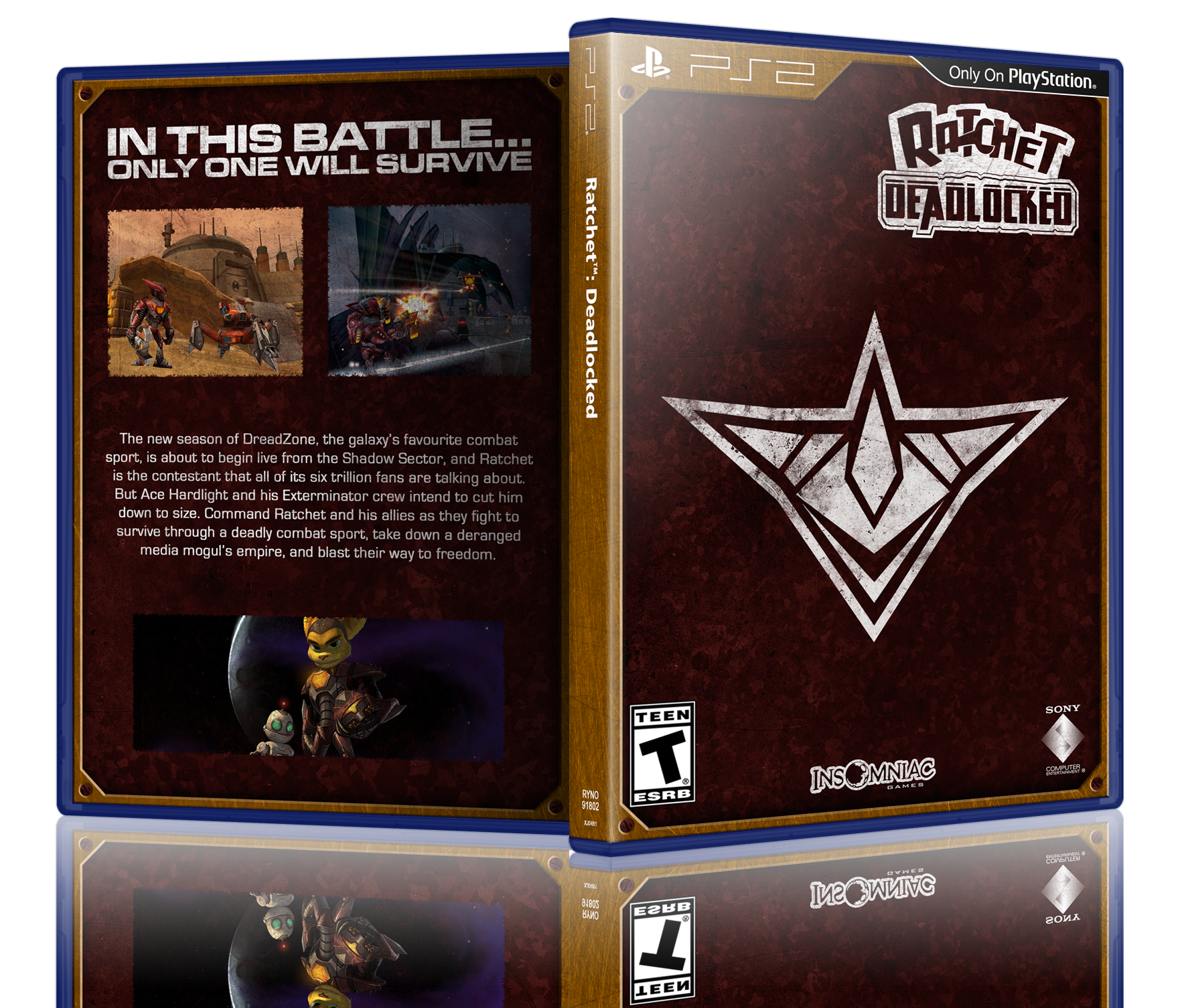 Ratchet: Deadlocked box cover