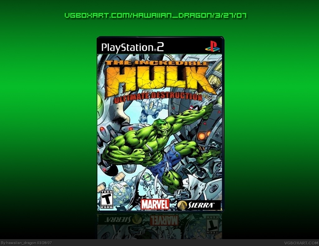 Incredible Hulk: Ultimate Destruction box cover