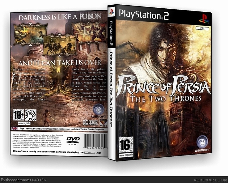 Prince of Persia: The Two Thrones box cover