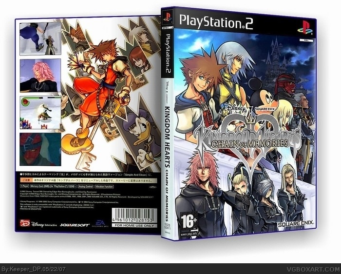 Kingdom Hearts: Chain of Memories box art cover