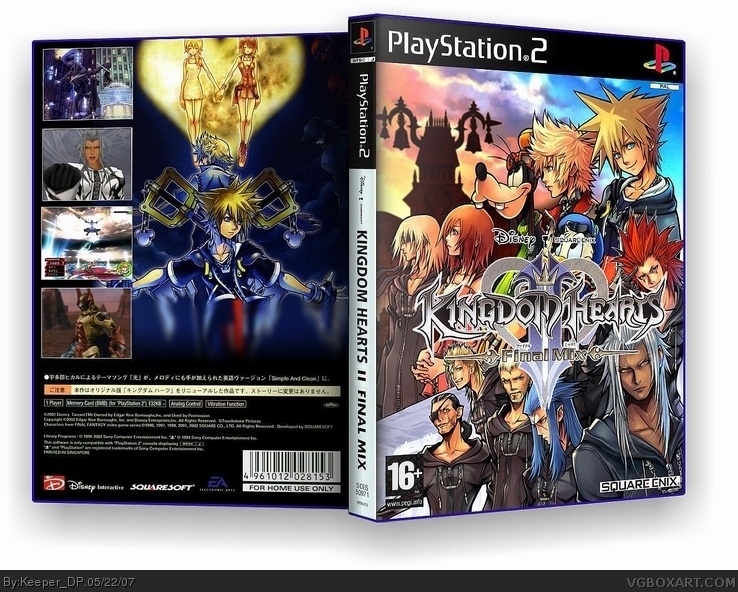 Kingdom Hearts II: Final Mix box cover