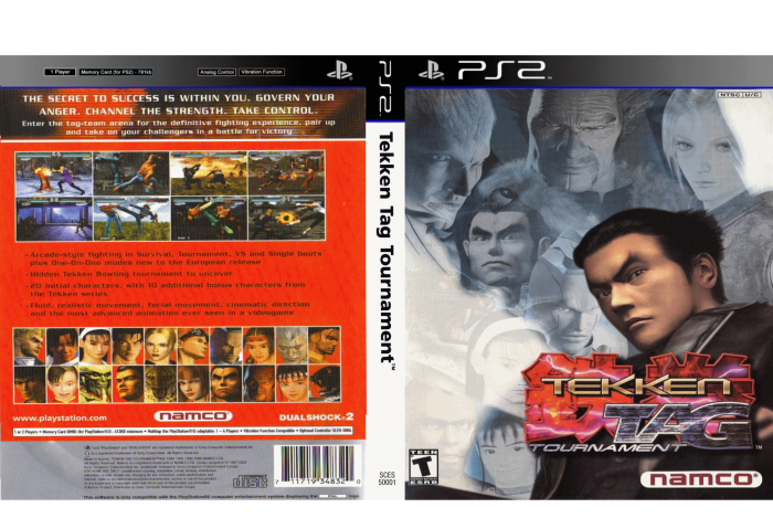 Tekken Tag Tournament box art cover