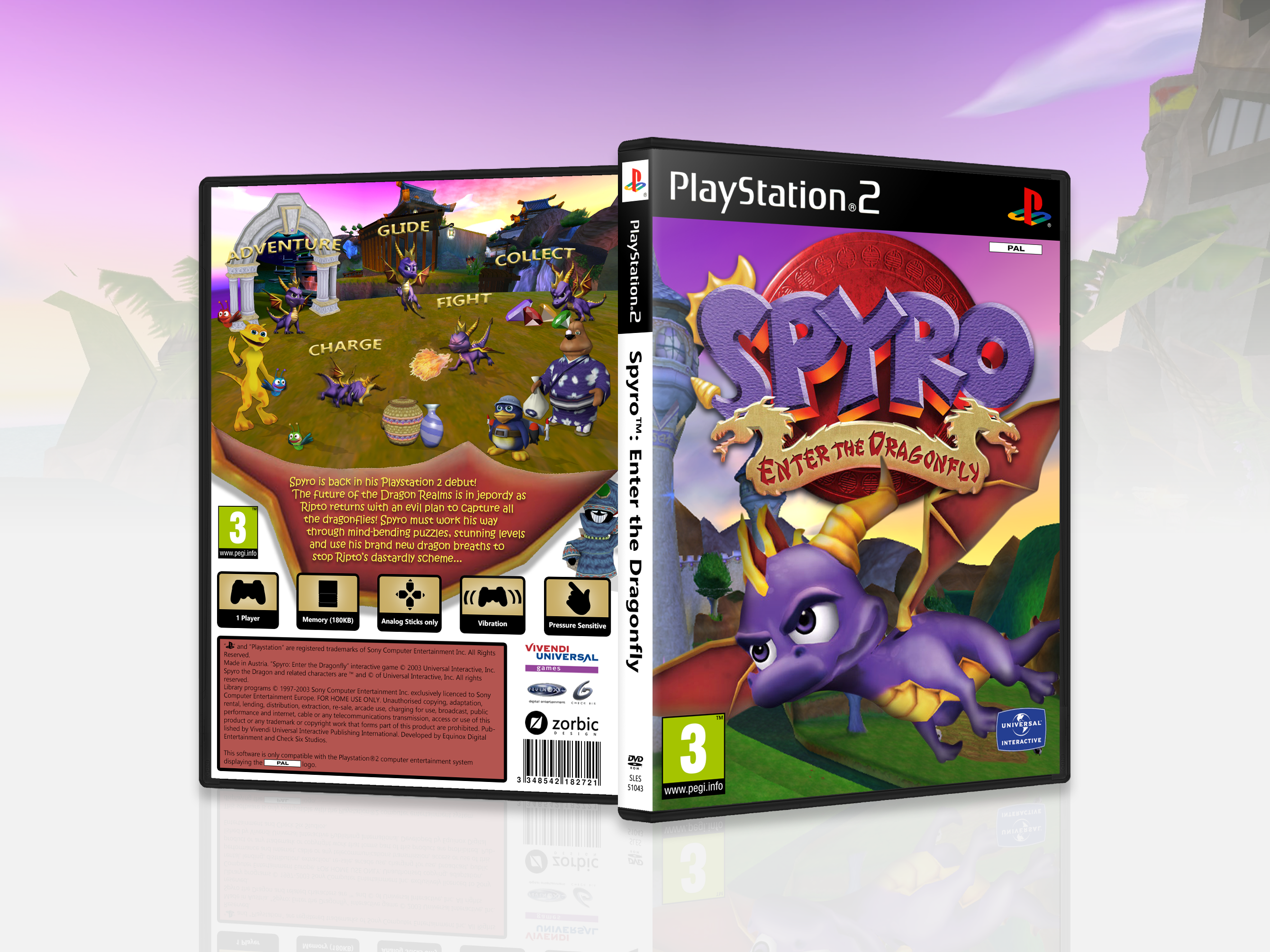 Spyro: Enter the Dragonfly box cover