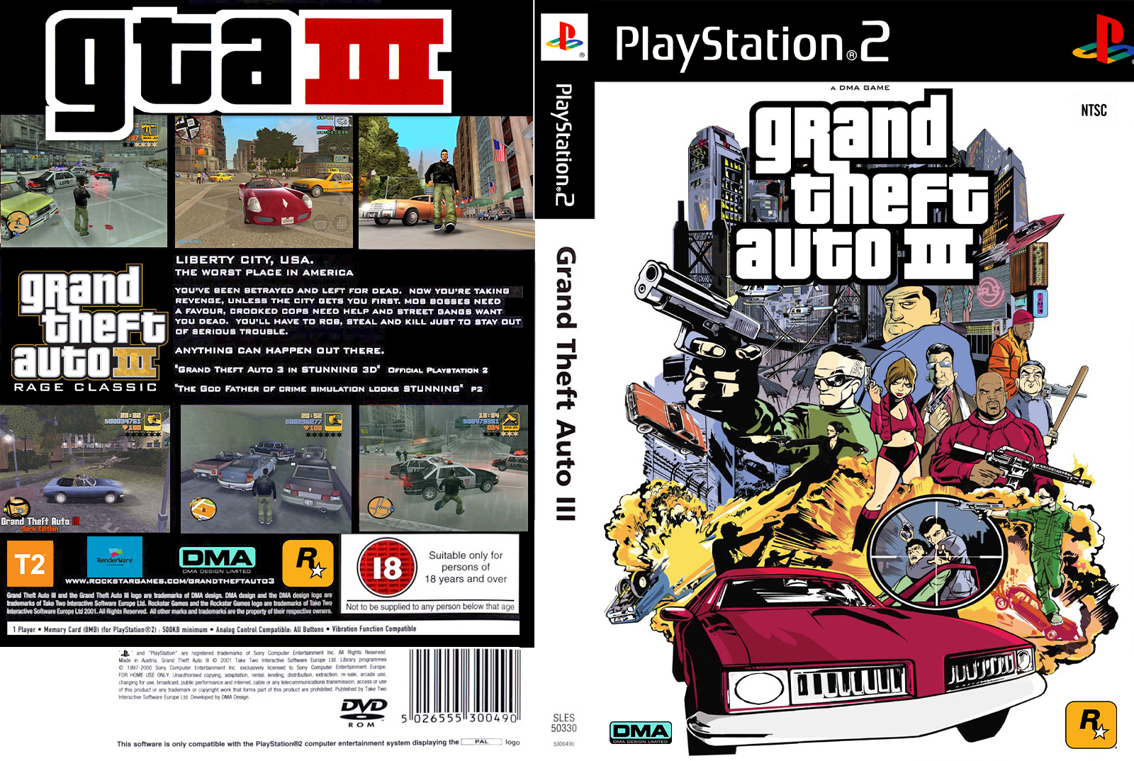 GTA 3 box cover