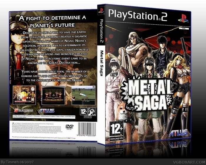Metal Saga box art cover
