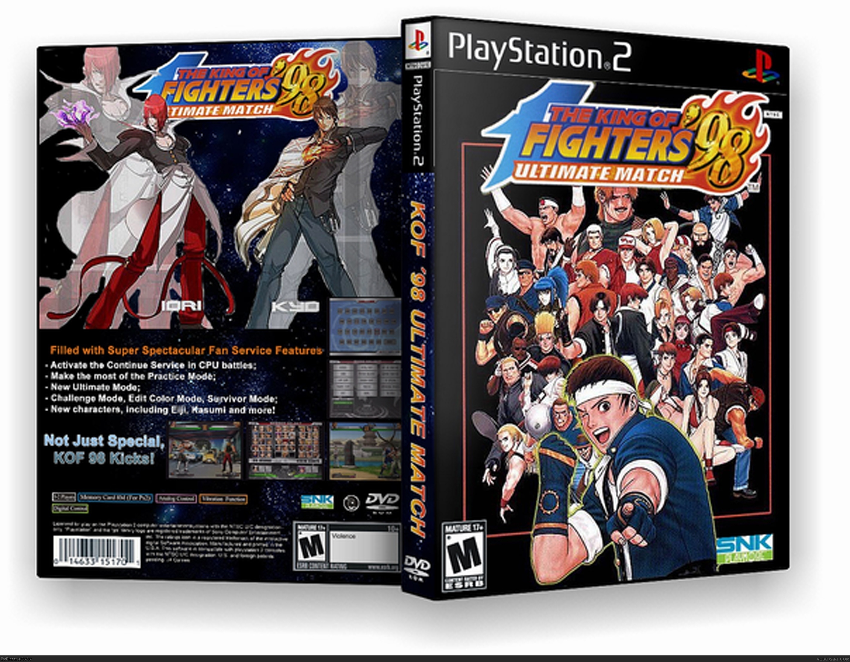 The King of Fighters 98 Ultimate Match box cover