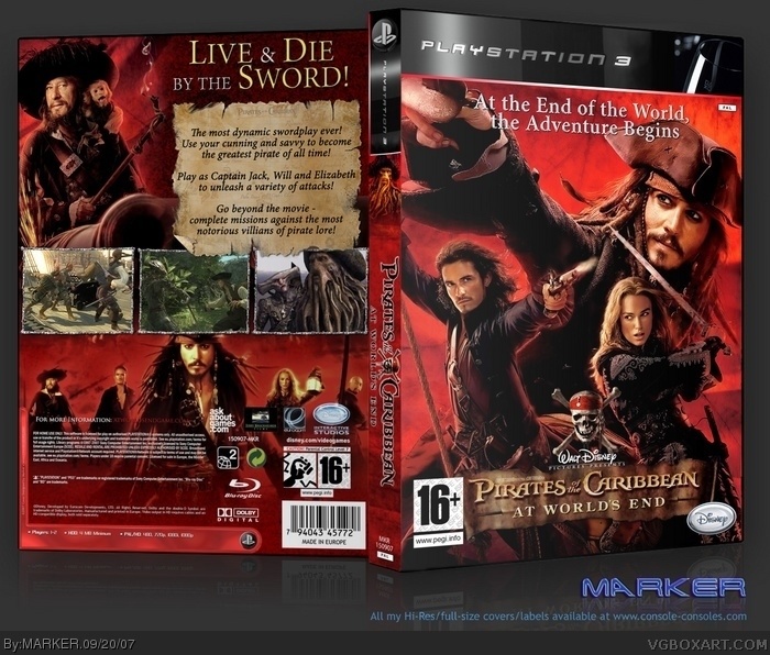 Pirates Of the Caribbean: At the World's End box art cover