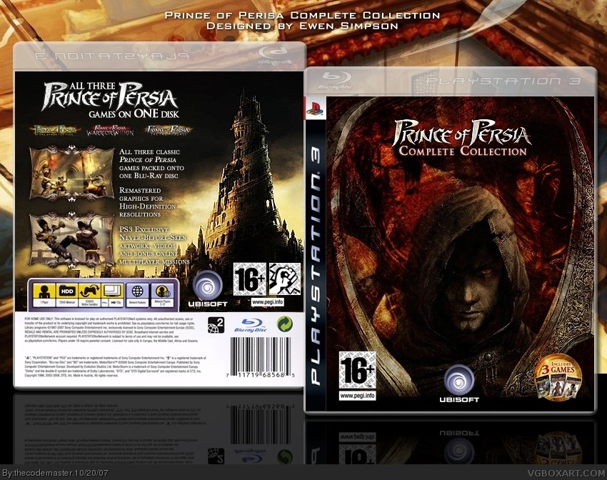 Prince Of Persia Collection box cover