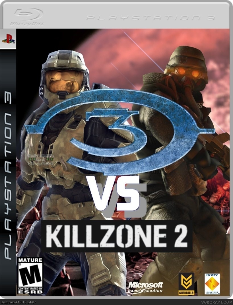 Halo Vs Killzone box cover