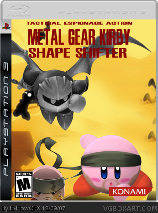 Metal Gear Kirby: Shape Shifter box cover